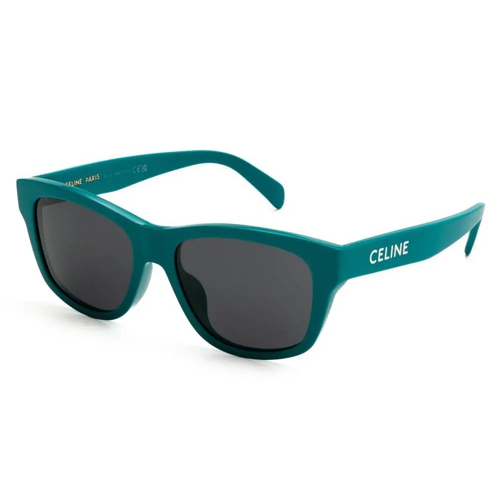 CL40249U 87A Neon Turquoise/smoke Sunglasses 55-17-145 by Celine
