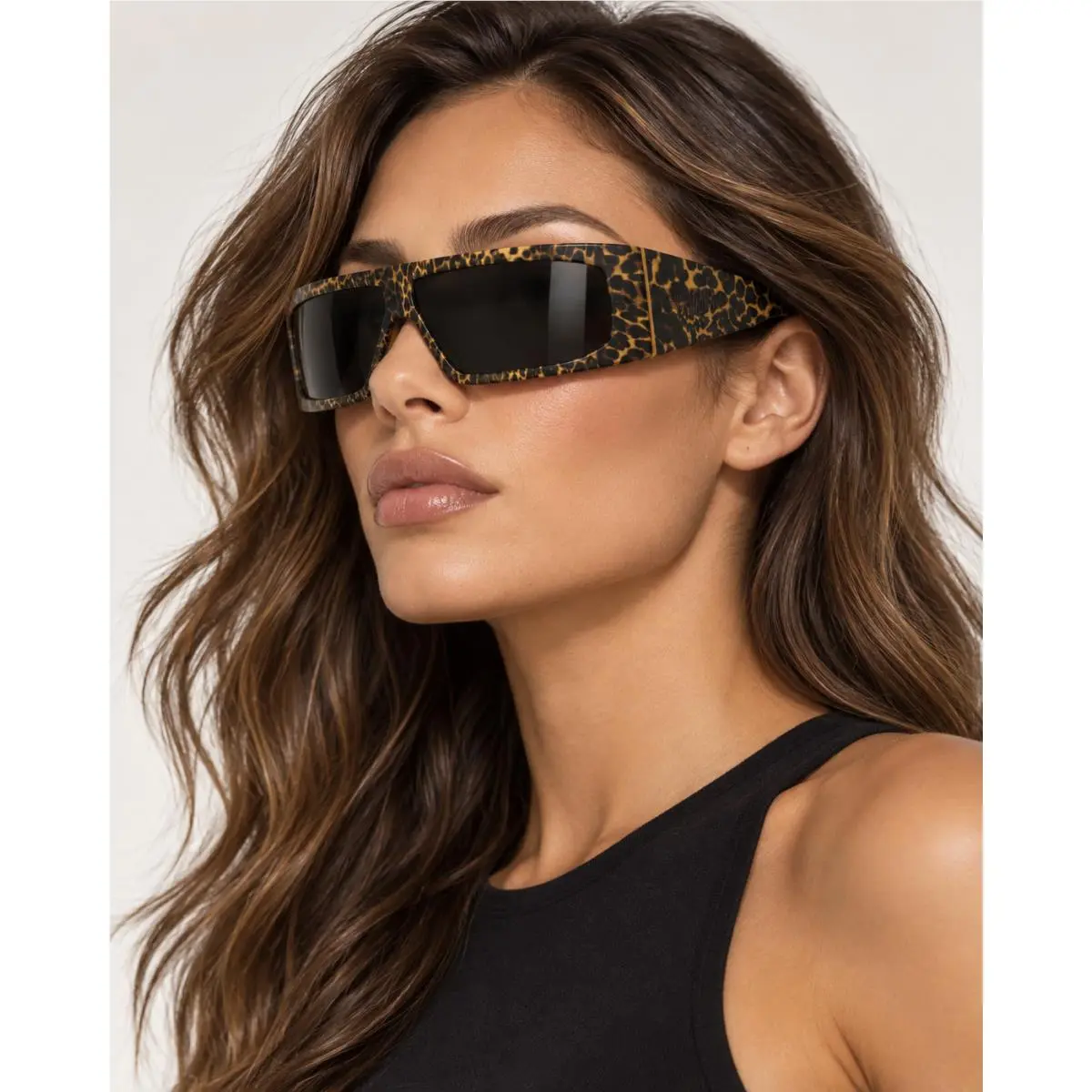 CL40291I 99A Men’s Sunglasses Leopard Frame Smoke Lenses by Celine