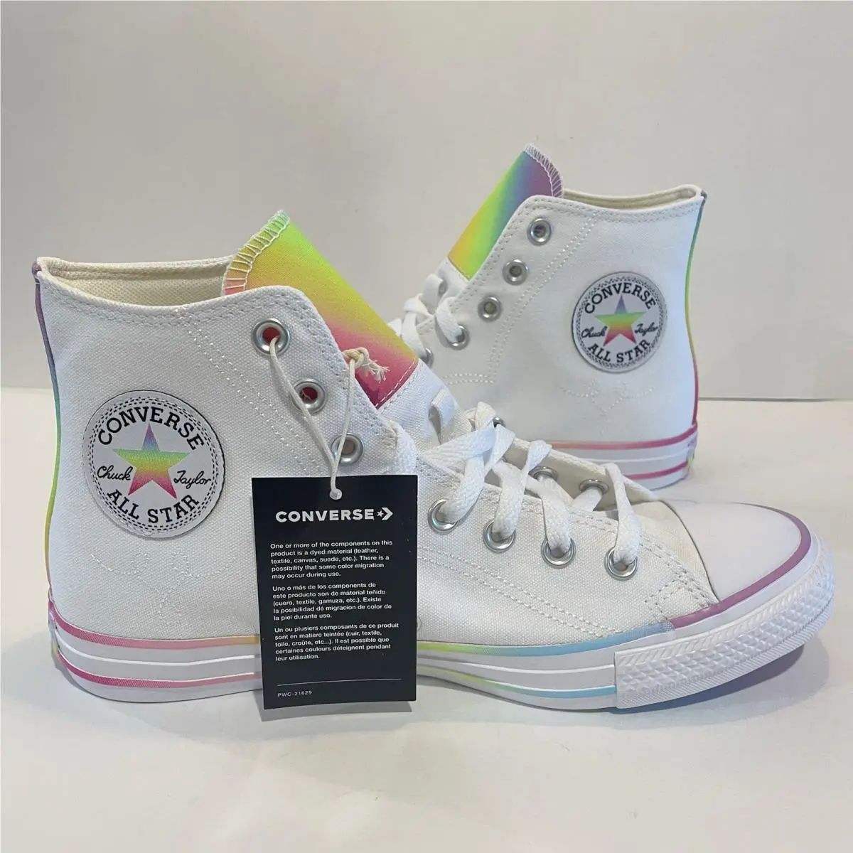 Converse Chuck Taylor All Star High Top Lgbtq Pride 2024 Men Size 10 Woman’s 12
