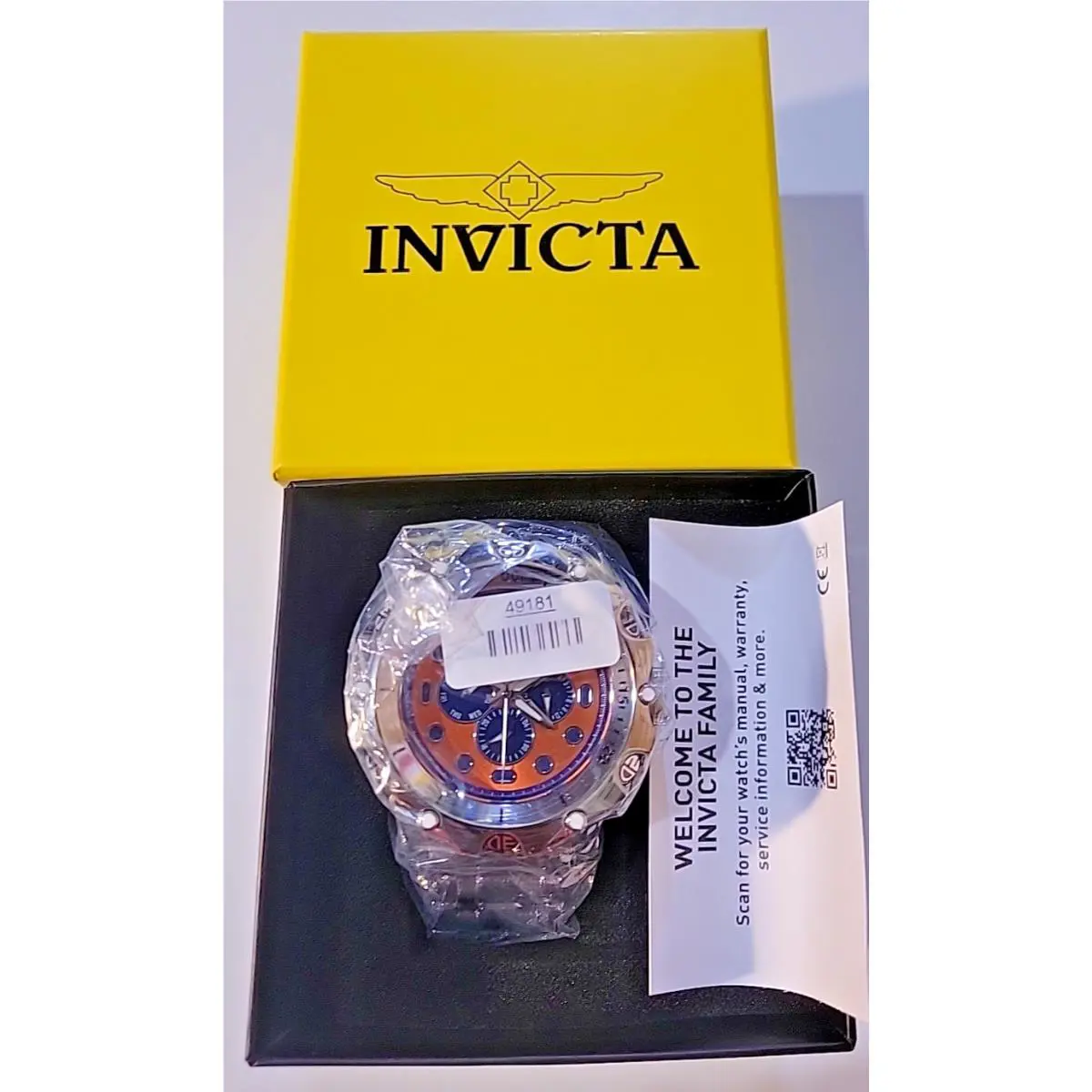 Invicta Men`s Reserve Venom 51mm High Polish Stainless Steel Quartz Watch