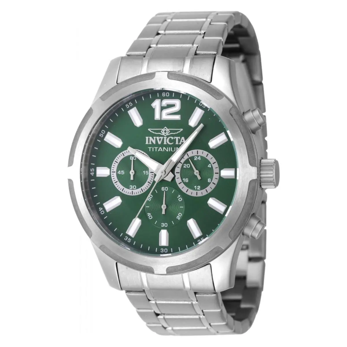 Watch Invicta INV47512 TI-22 Men 44.5 Titanium - Dial: Titanium, Band: Titanium