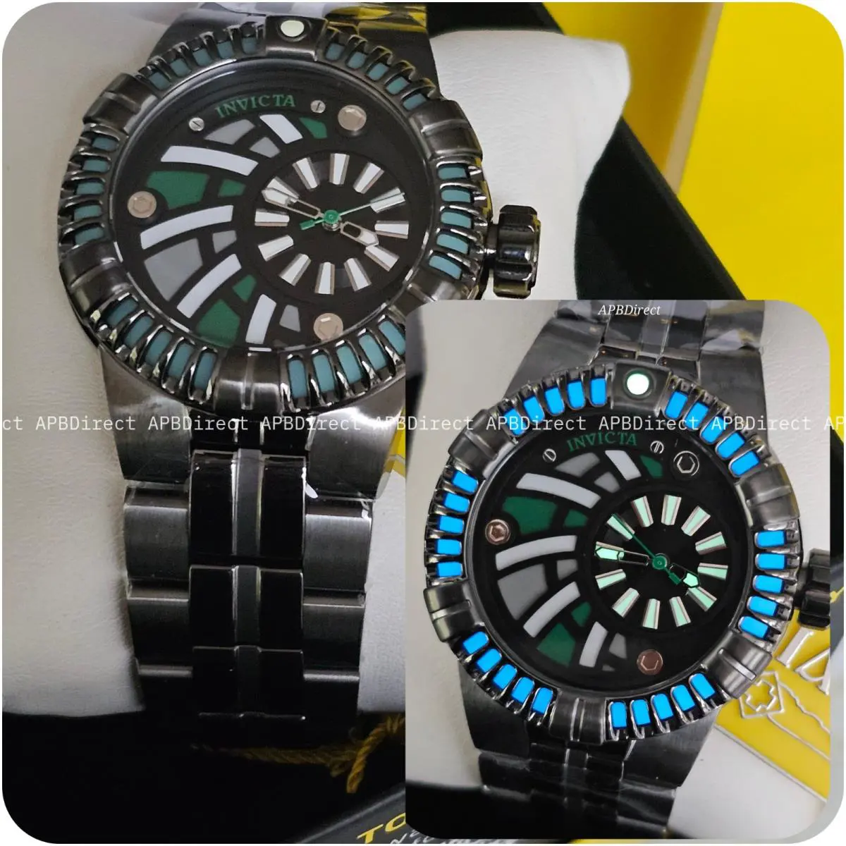 Invicta - Subaqua - Gunmetal - Lume Bezel Dial 47mm - Quartz - Mens Watch