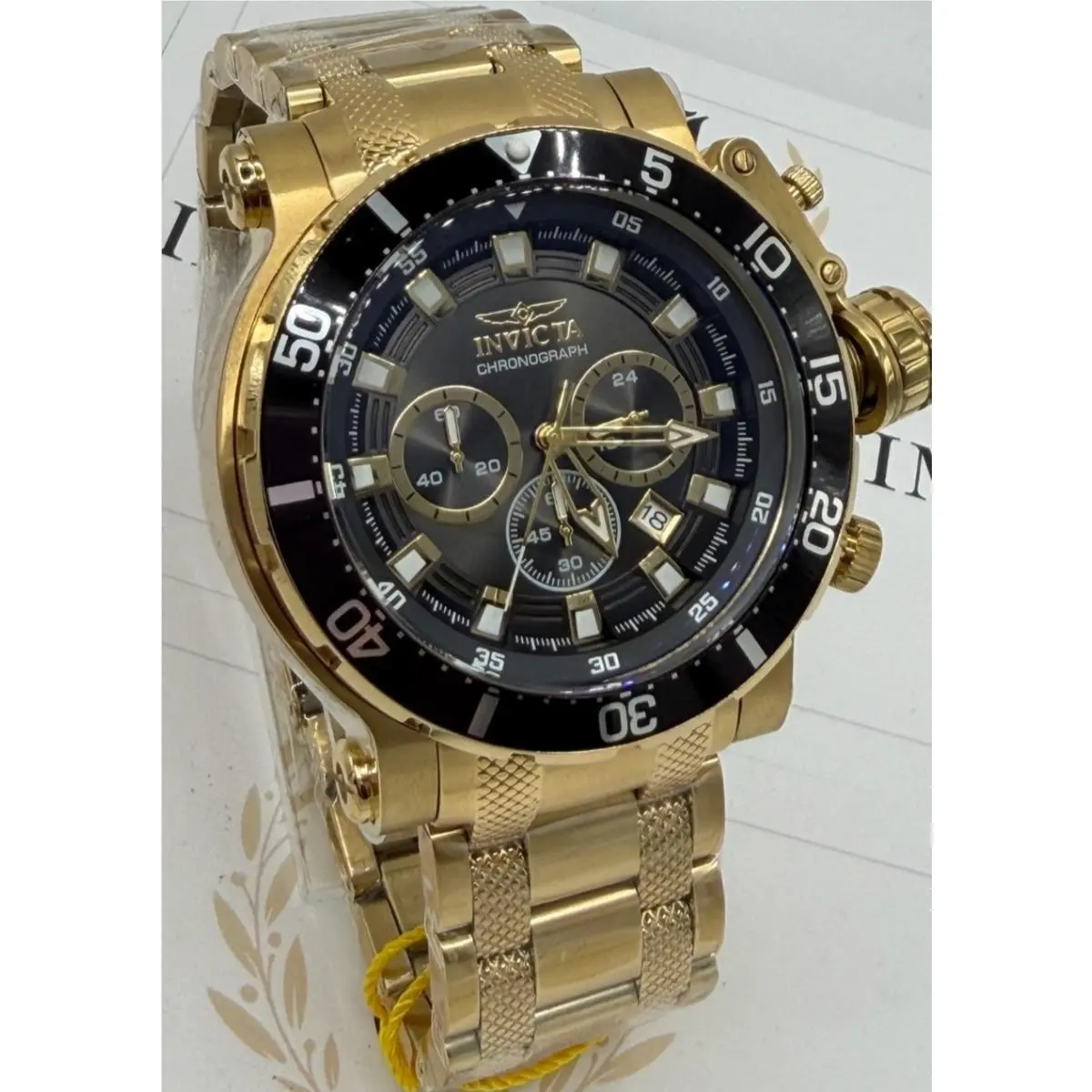 Invicta Coalition Forces Night Hawk Men`s Watch - 52mm Gold 32720