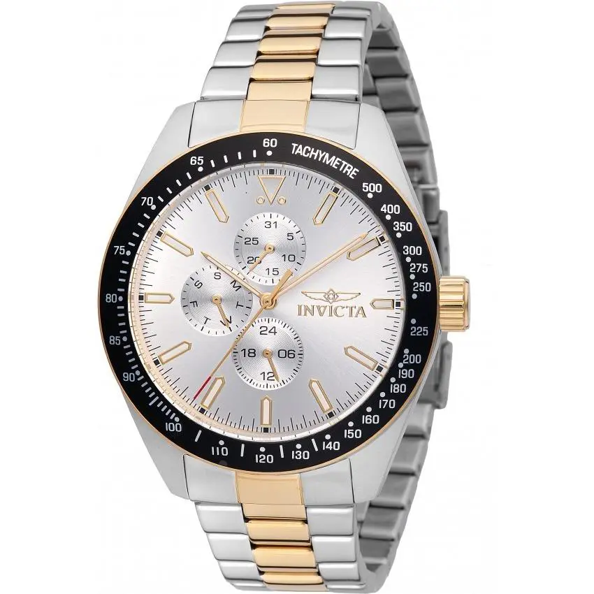 Invicta Aviator Quartz Silver Dial Men`s Watch 48861