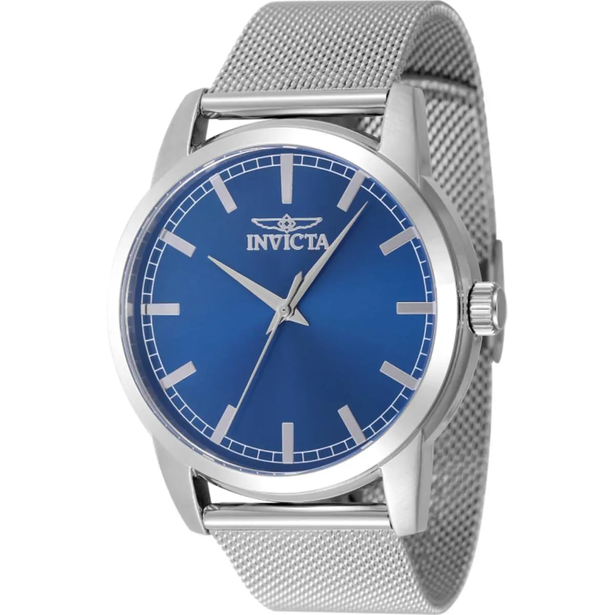 Men`s Watch Celestial Quartz Blue Dial Stainless Steel Bracelet 48502 by Invicta