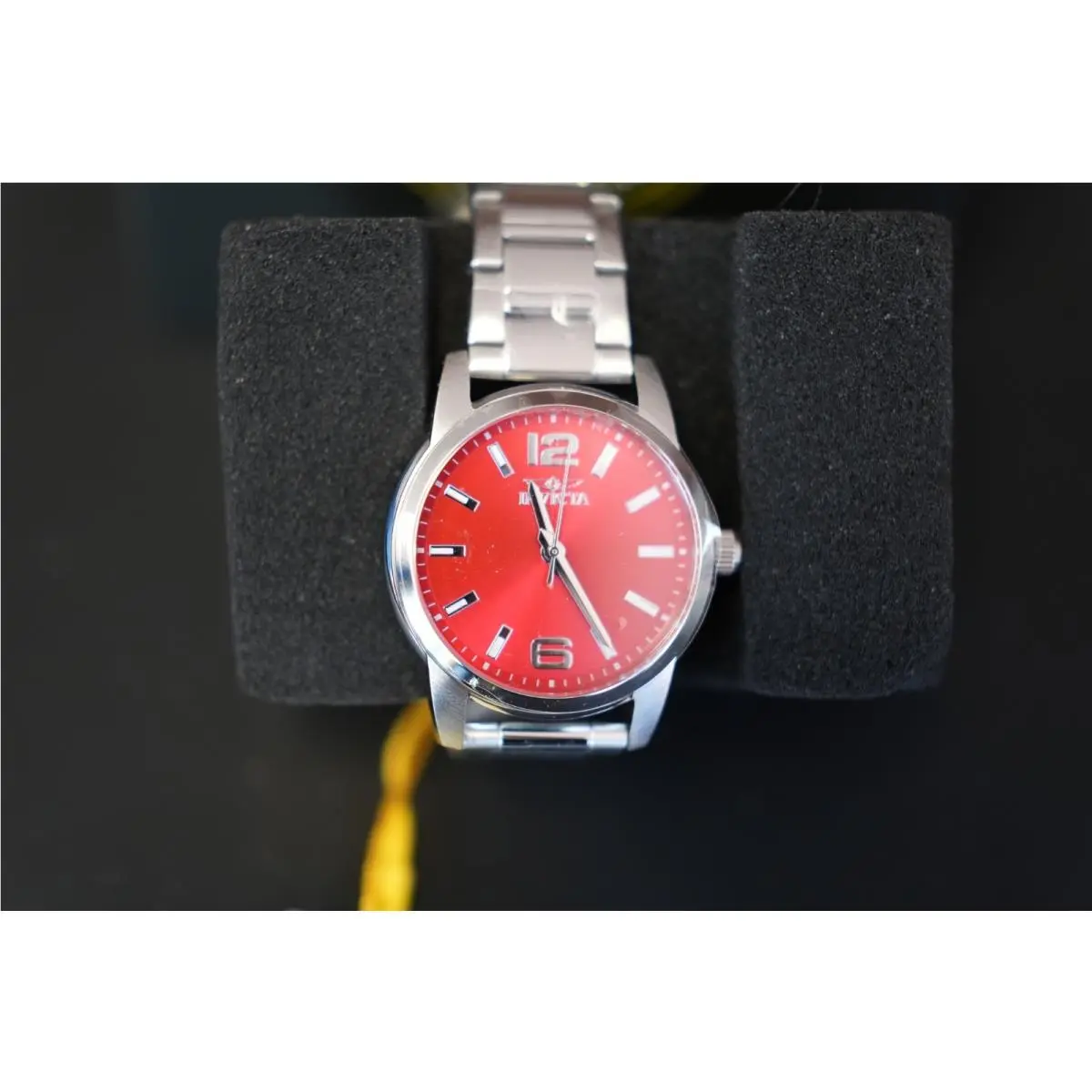 Invicta Women`s 48500 Celestial Quartz 3 Hand Red Dial 36mm Watch