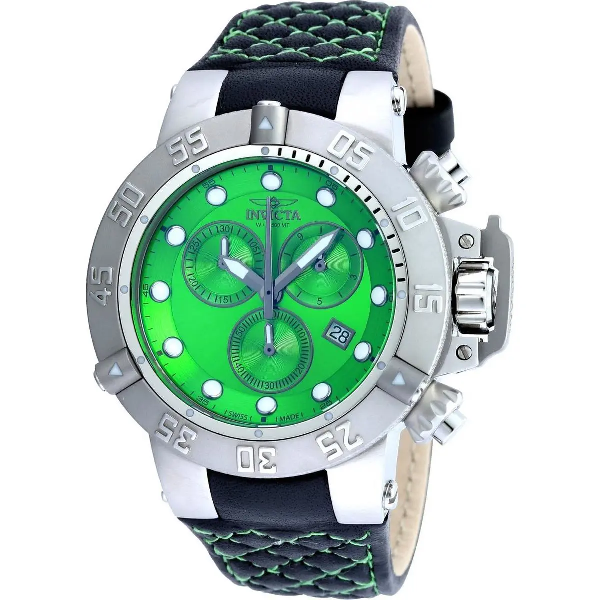 Invicta 19756 Subaqua Noma Iii Eta G15.211 Green Dial Ladies Watch Swiss Made