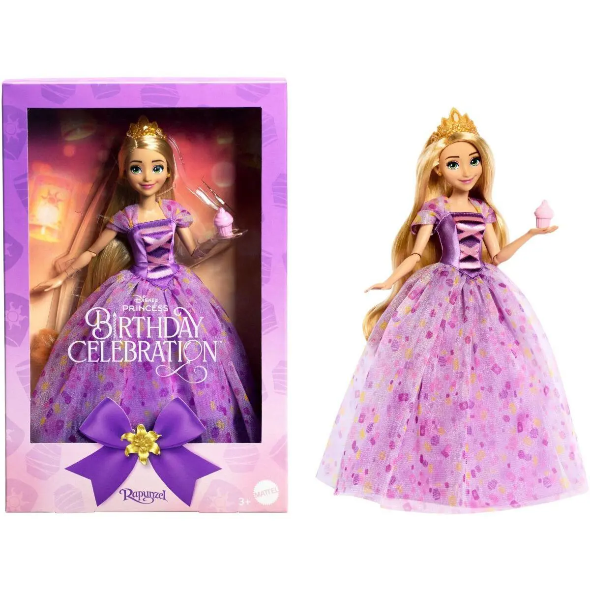 Mattel Disney Princess Birthday Celebration Rapunzel Deluxe Fashion Doll