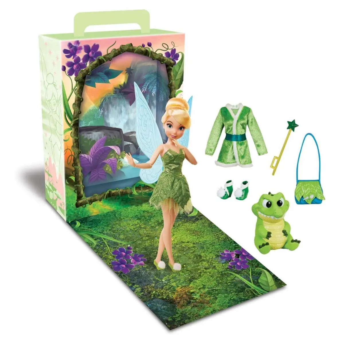 Tinker Bell Doll Multicolored Poseable Disney Princess Toy with Accessories