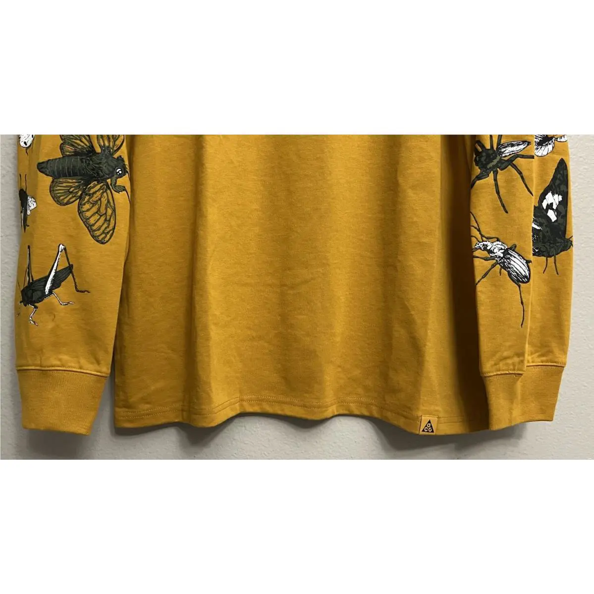 Nike clothing - Nike ACG Long Sleeve Shirt Top - DR7759-727 - Gold Suede (UPC: 196147034005) 2
