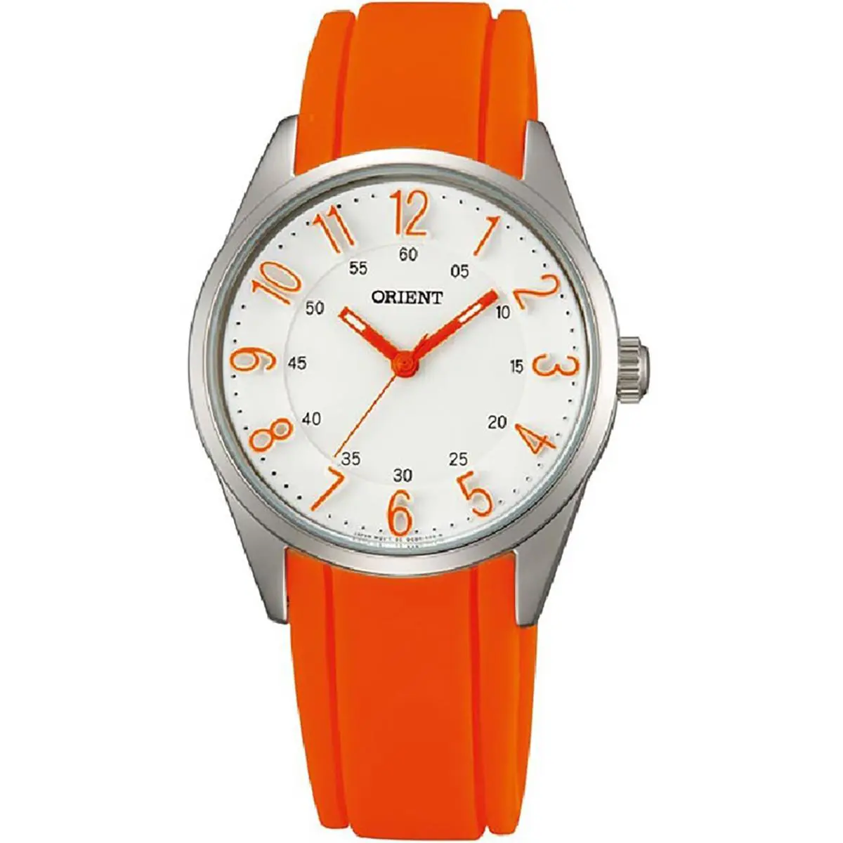 Orient FQC0R003W0 Ladies Quartz Stainless Case Silicone Strap Three Hands WR