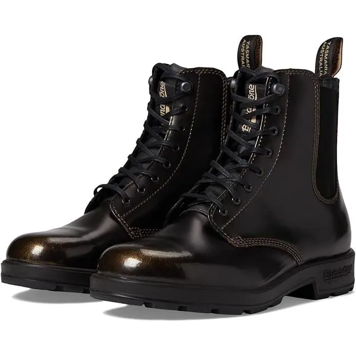 Blundstone Original Lace-up Gore Boot Gold Brush Women`s US 6.5 M