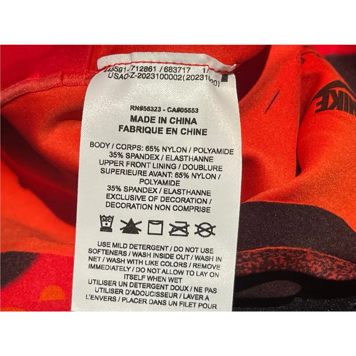 Nike clothing - FZ0464-010 - FZ0464-010 - Red (UPC: 0197594113862) 3
