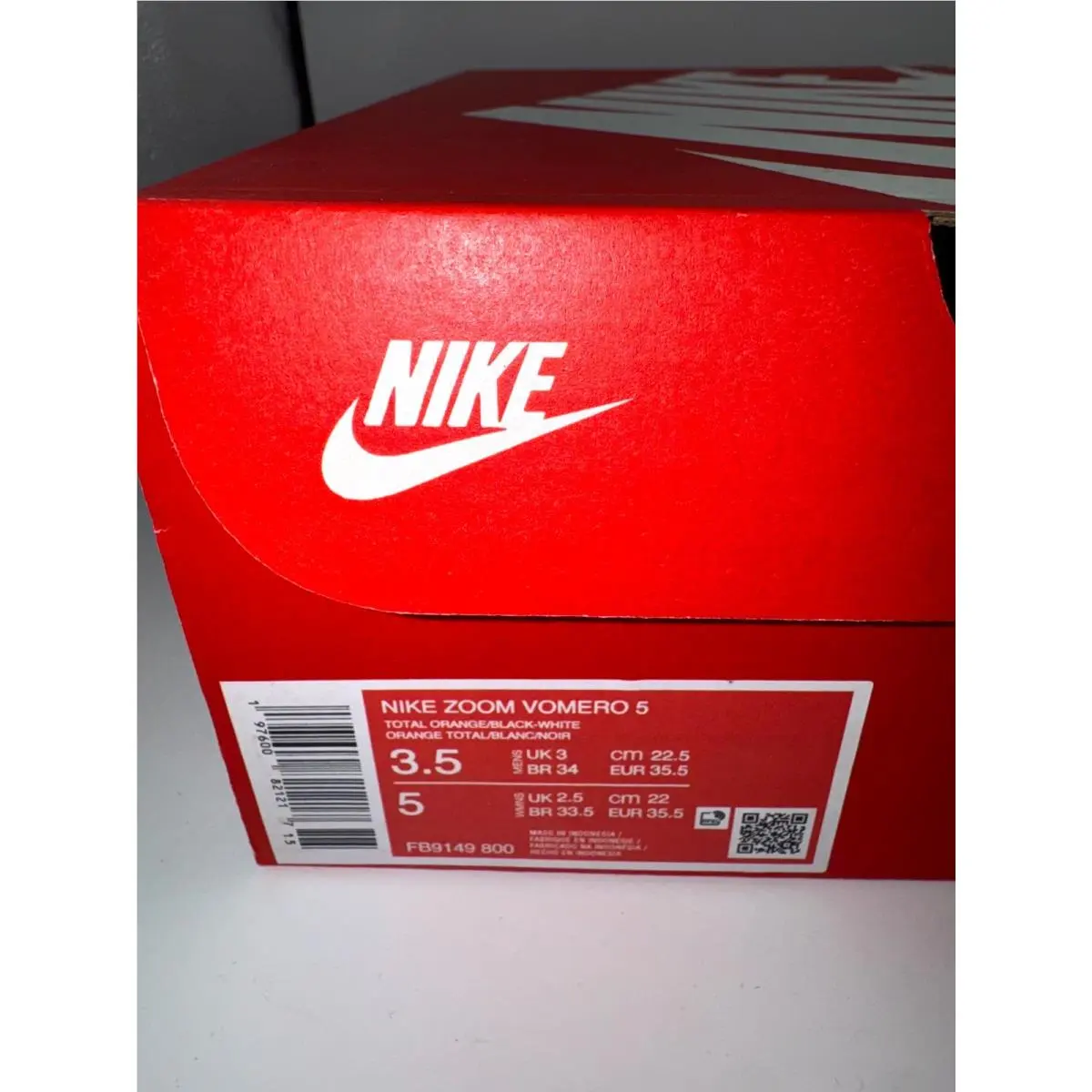 Nike shoes - Nike Zoom Vomero 5 - Zoom Vomero - FB9149-800 - Orange (UPC: 197600821217) 4