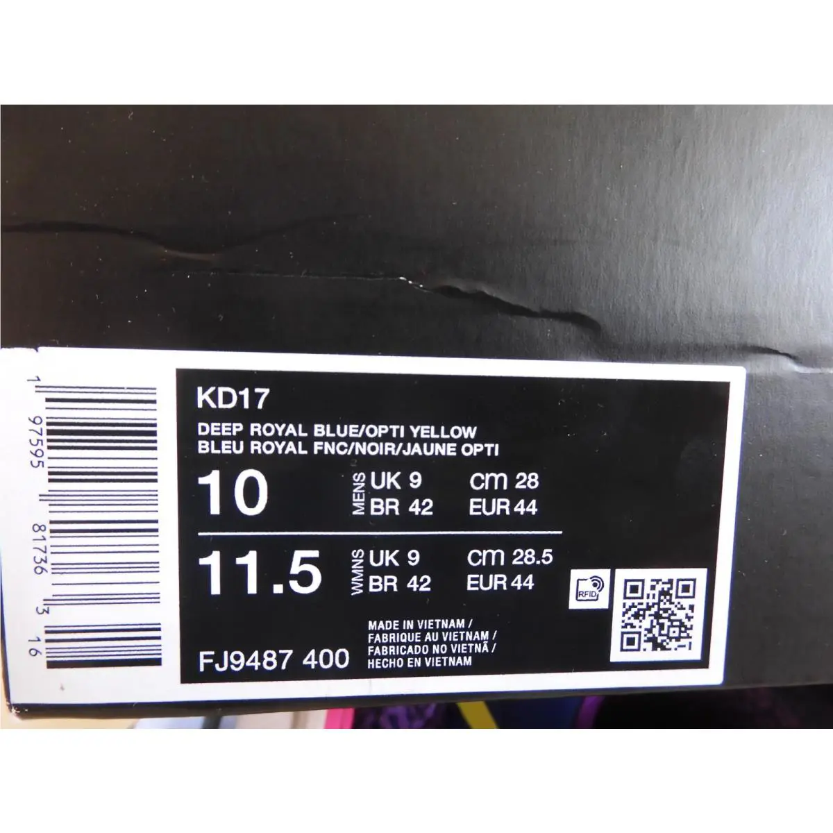 Nike shoes - Nike KD 17 - FJ9487-400 - Blue (UPC: 197595817363) 3