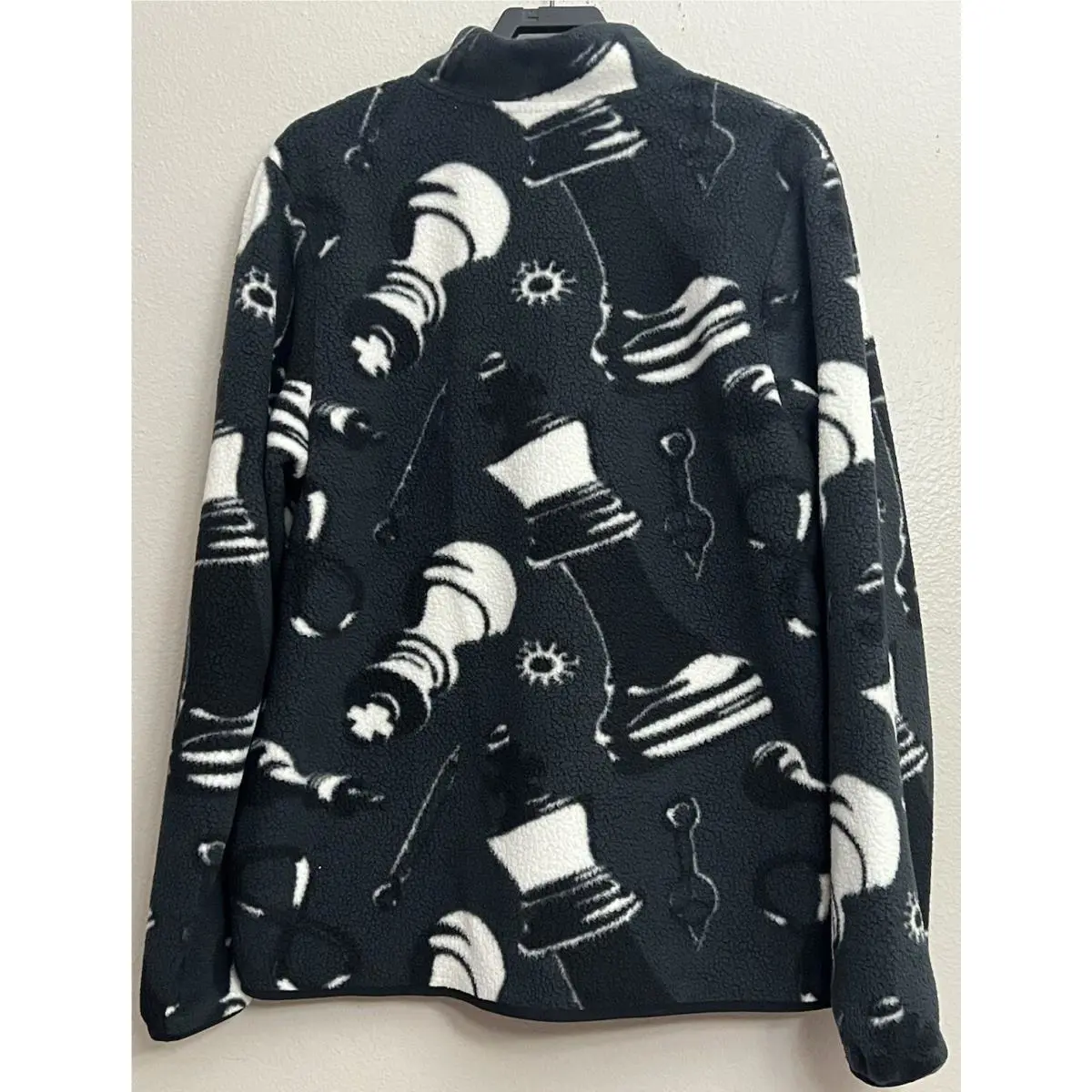 Nike clothing - Nike LeBron Print Fleece Jacket - DQ6126-070 - Smoke Grey (UPC: 196152871848) 3