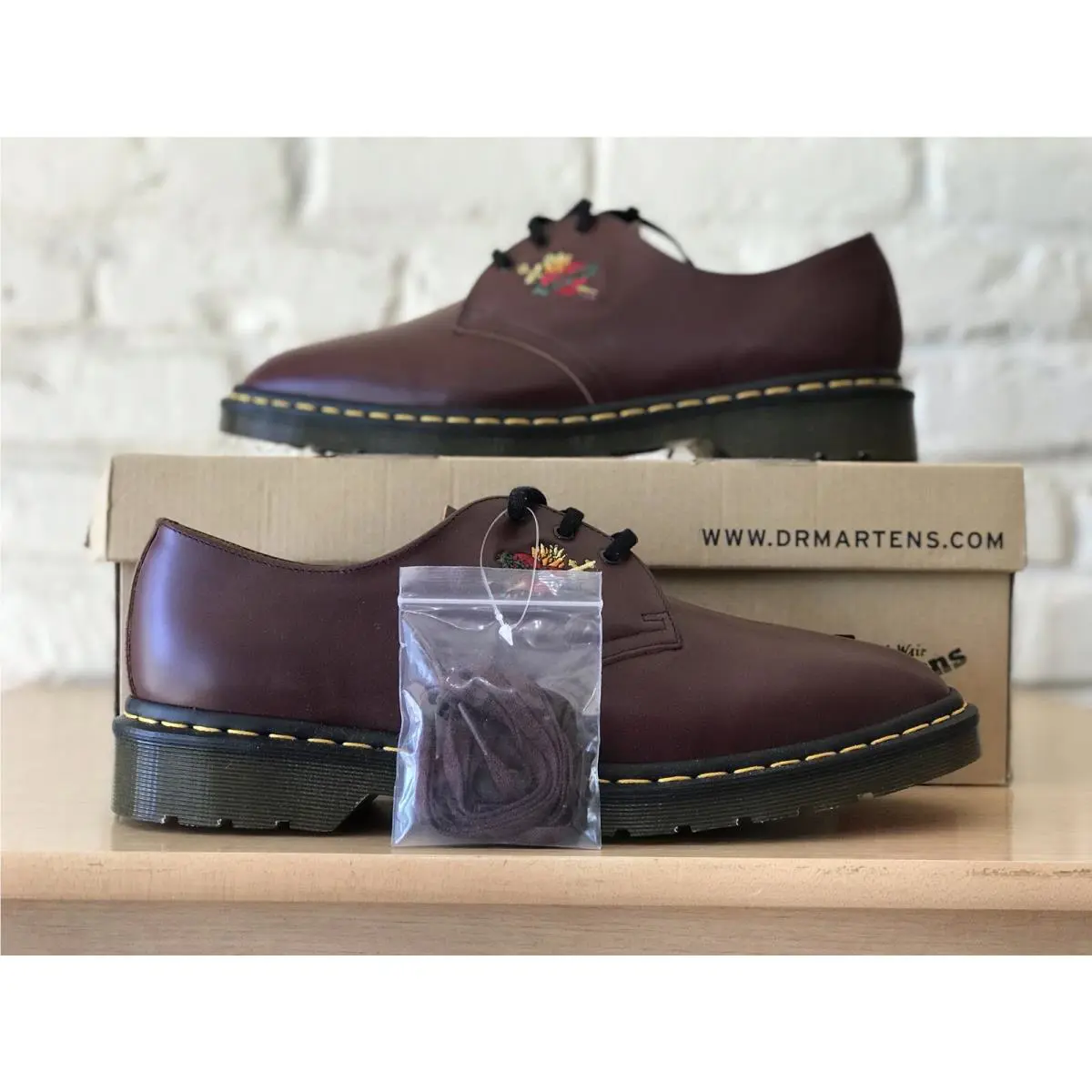 Dr. Martens shoes - Supreme Public Enemy Dr. Martens 3-Eye - 2345601 - Red (UPC: 0190665103434) 0