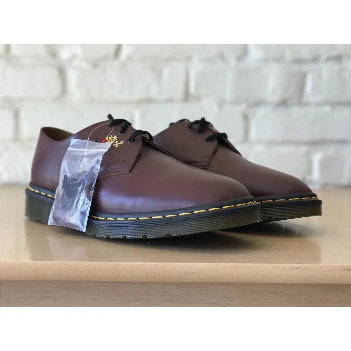 Dr. Martens shoes - Supreme Public Enemy Dr. Martens 3-Eye - 2345601 - Red (UPC: 0190665103434) 1