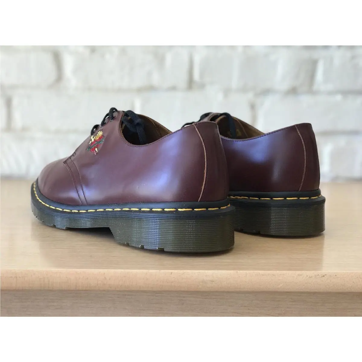 Dr. Martens shoes - Supreme Public Enemy Dr. Martens 3-Eye - 2345601 - Red (UPC: 0190665103434) 5