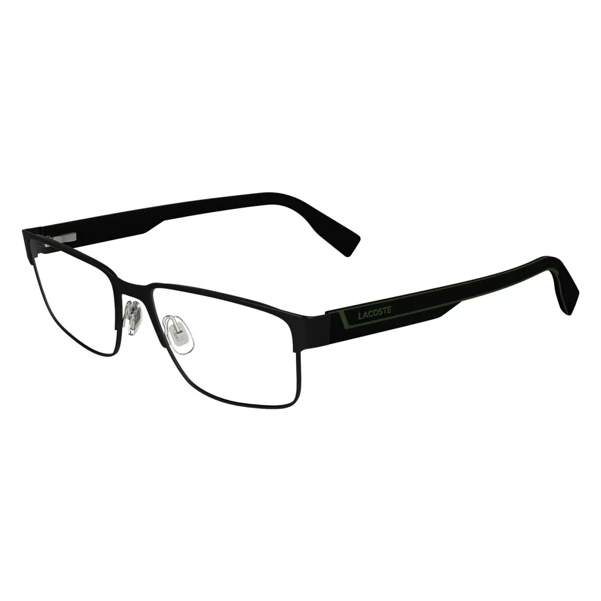 L2298 Matte Black 002 Eyeglasses by Lacoste