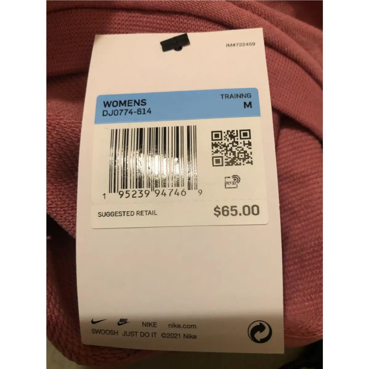Nike clothing - DJ0774-614 DJ0774 - DJ0774-614 DJ0774 - Rose Pink 1