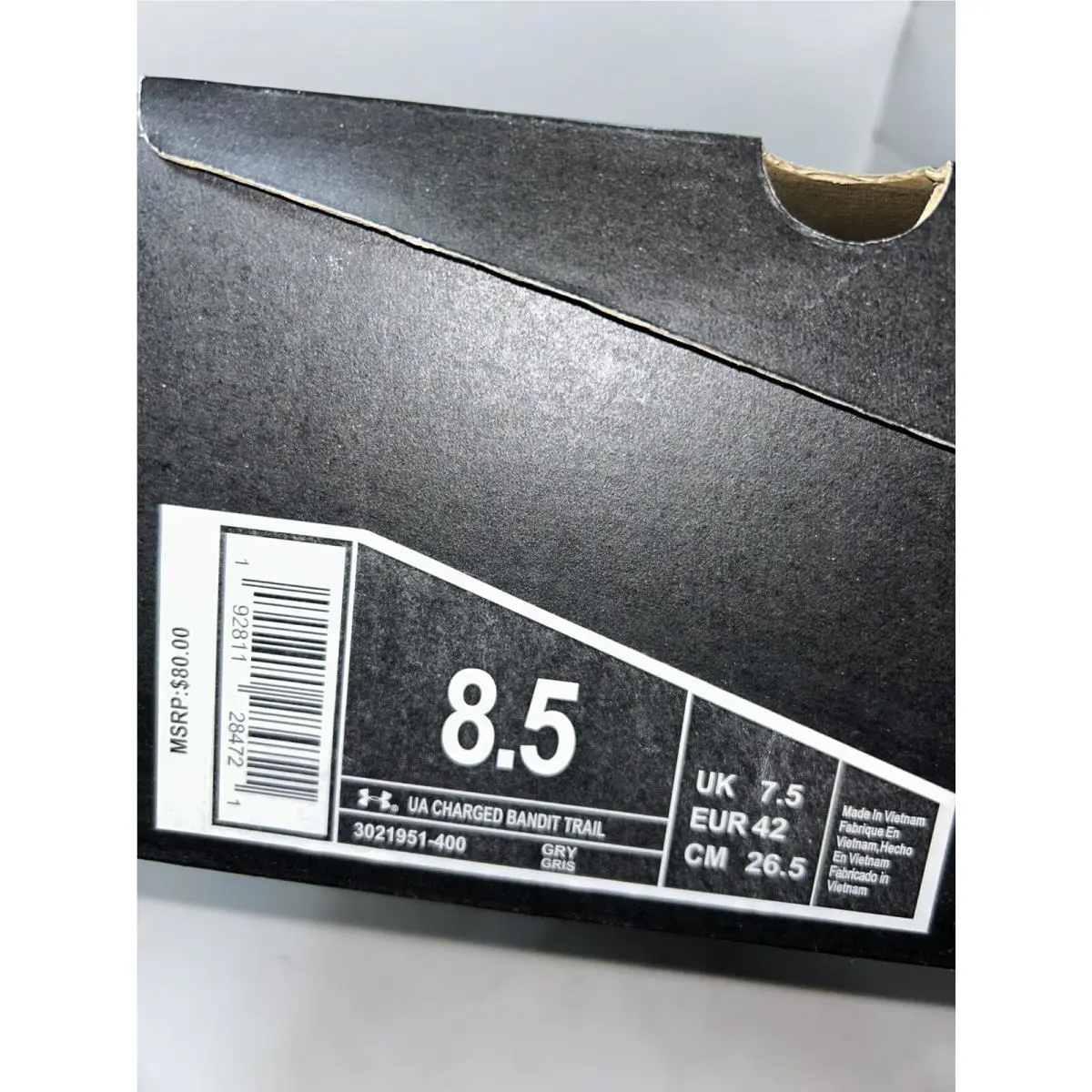 Under Armour shoes - Under Armour Charged Bandit - Charged Bandit - Gray 3
