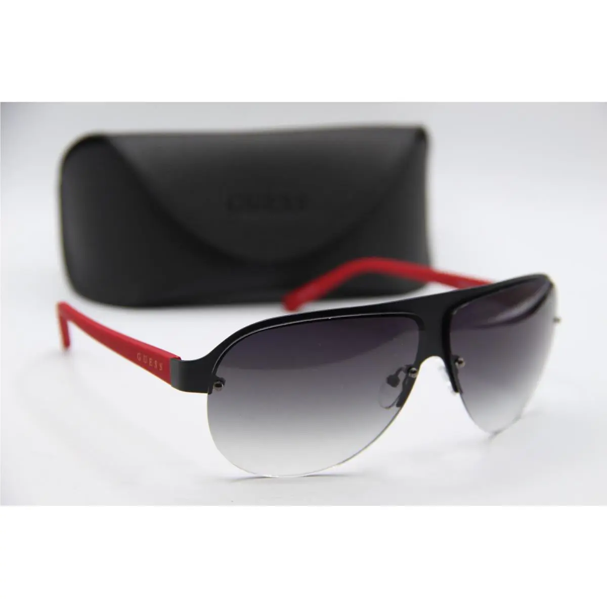 Guess GF0148 02B Black Red Gradient Sunglasses W/case 64-9