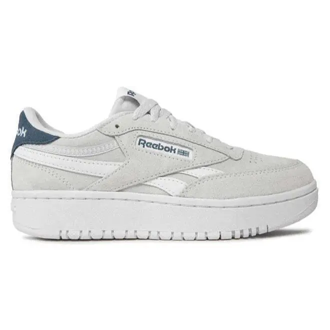 100033104/IE1611 Womens Reebok Club C Double Revenge - Clgry1/Ftwwht/Hooblu