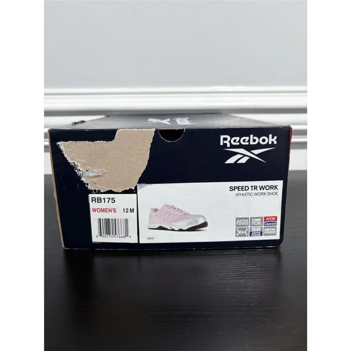 Reebok shoes - Reebok Athletic Work Shoe - Athletic Work Shoe - RB175 - Pink (UPC: 690774576681) 6