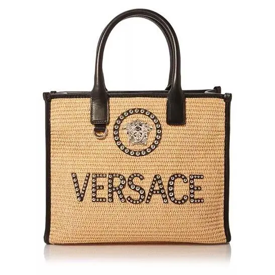 Versace Medusa Top Handle Large Tote Fabric/leather Bag 1004741 IT
