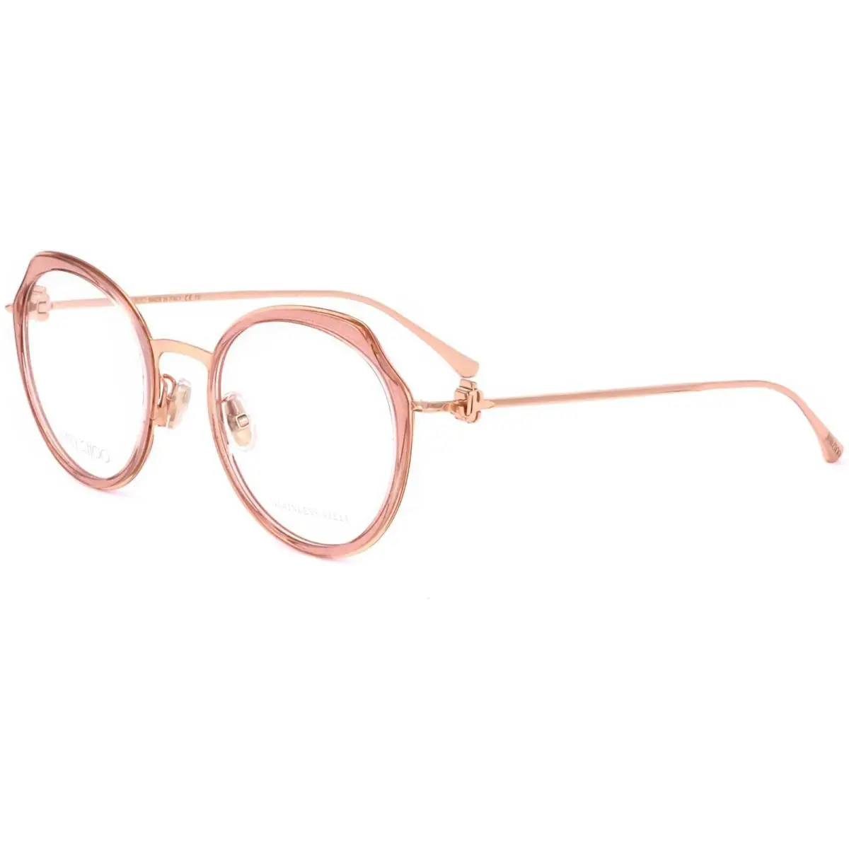 Jimmy Choo Women`s 50mm Pink Glitter Opticals JC264-G-W66-50