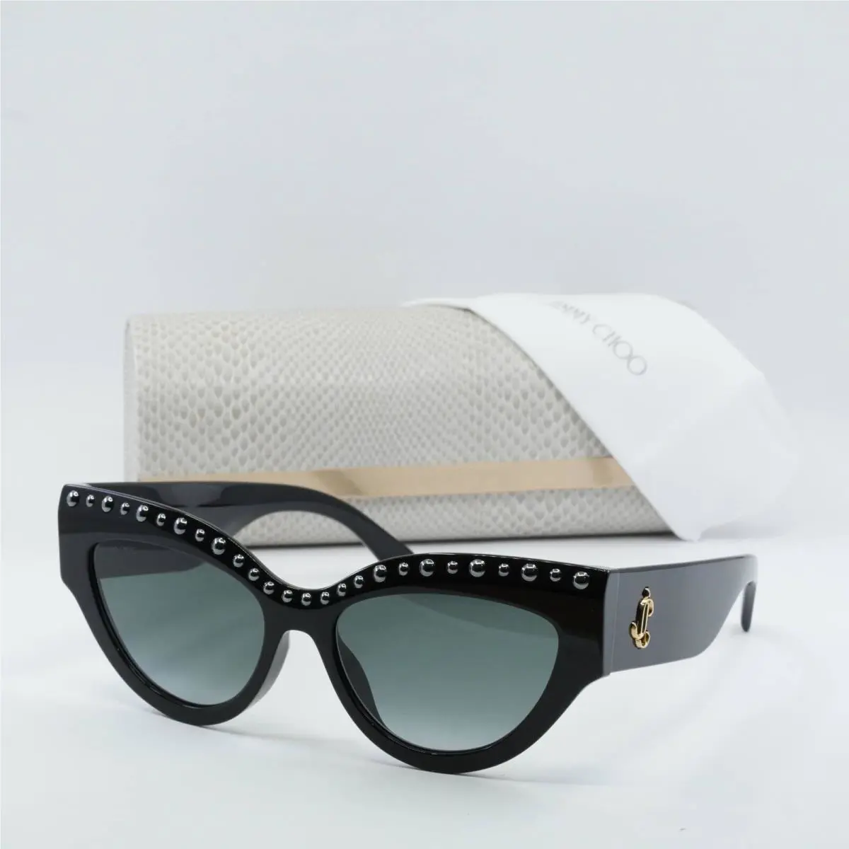 Jimmy Choo Sonja/g/s 0807 9O Black / Grey Gradient 55-17-145 Sunglasses