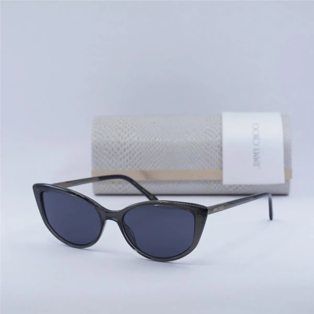 Jimmy Choo Nadia/s 0Y6U IR Glitter Grey/grey 56-17-145 Sunglasses