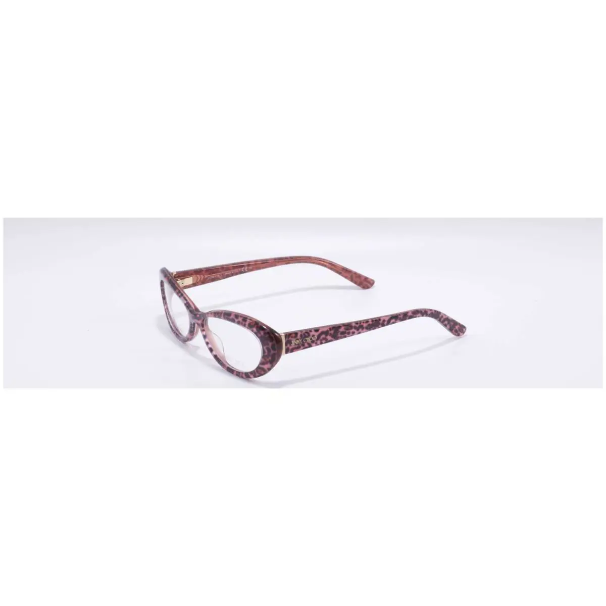 Jimmy Choo Women`s 51mm Animalier Pink Opticals JC68-S91-51 - Frame: Pink, Lens: No Color, Other Frame: Animalier Pink