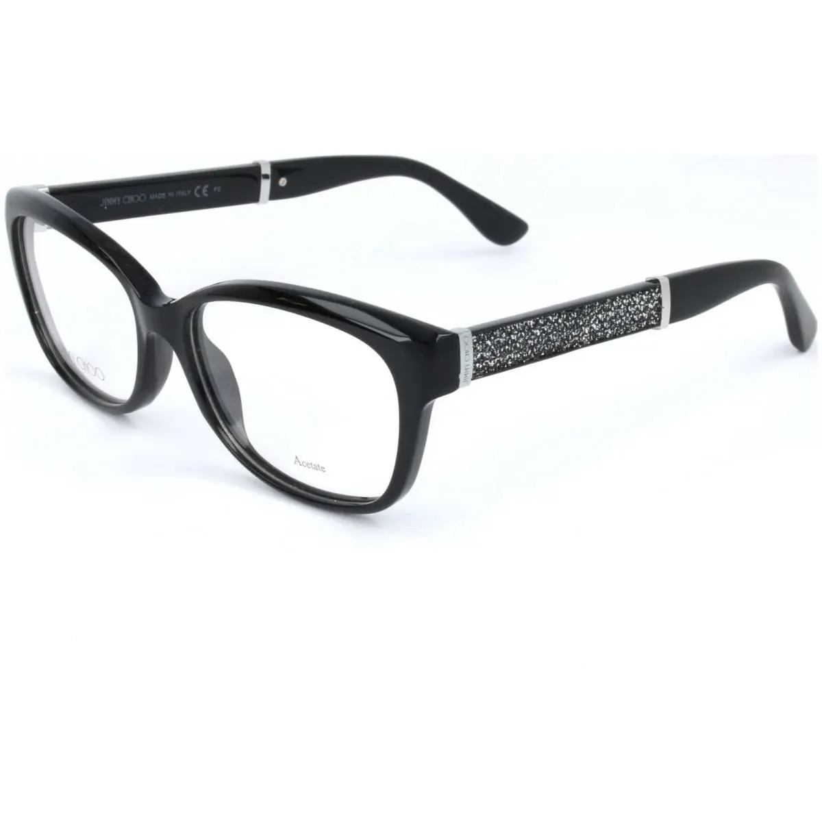 Jimmy Choo Women`s 53mm Black Glitter Opticals JC178-FA3-53
