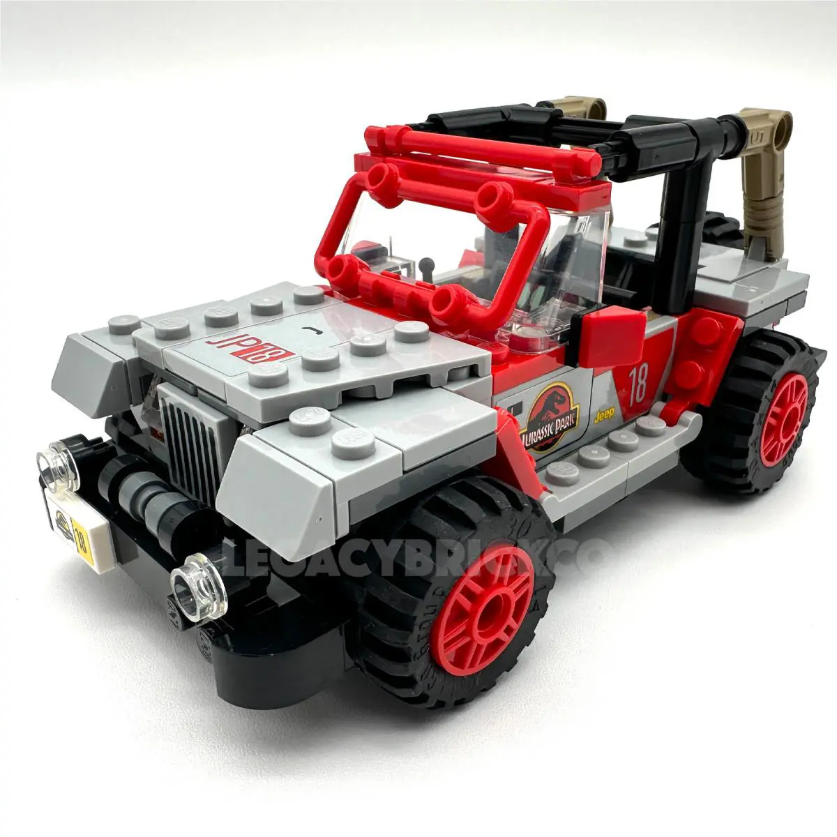 Lego Jurassic Park 1992 Jeep Wrangler Build