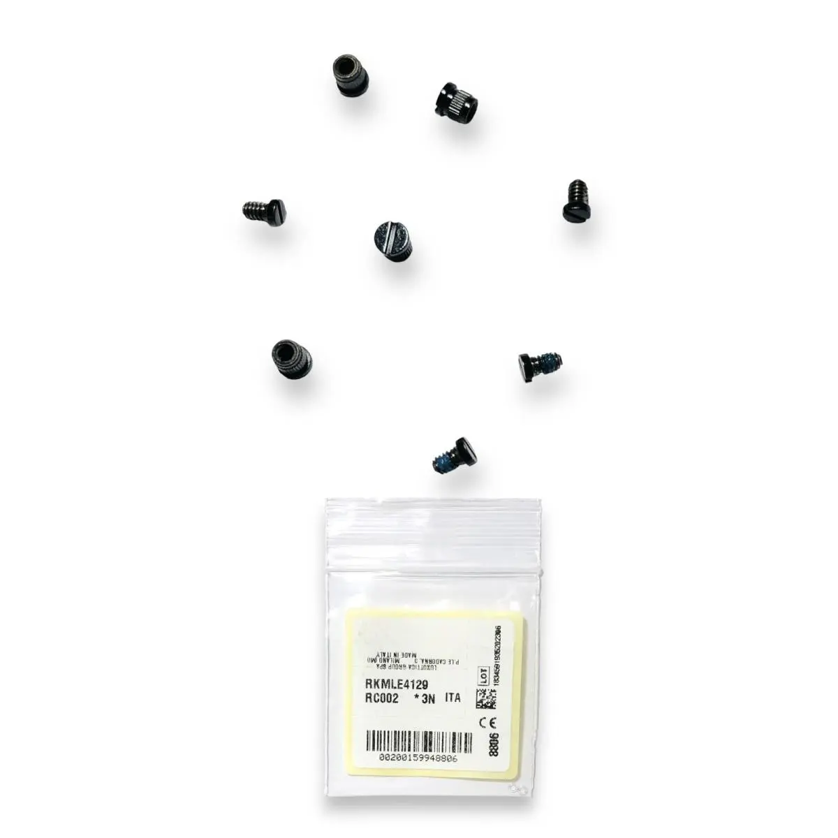 Prada PR 58ZS PR 59ZS Black Mounting Lenses Replacement Screws Kit