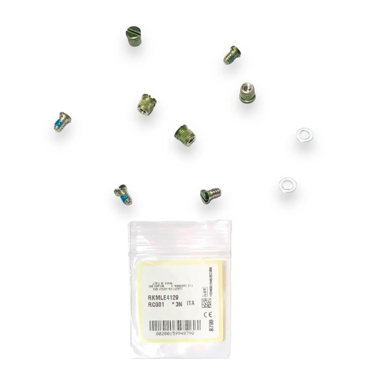 Prada PR 58ZS PR 59ZS Green Metalic Mounting Lenses Replacement Screws Kit