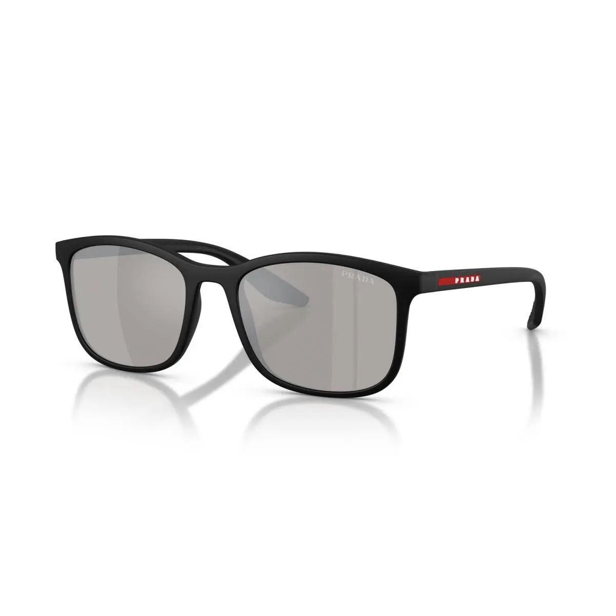 Linea Rossa A08S Sunglasses 1BO2B0 Black by Prada