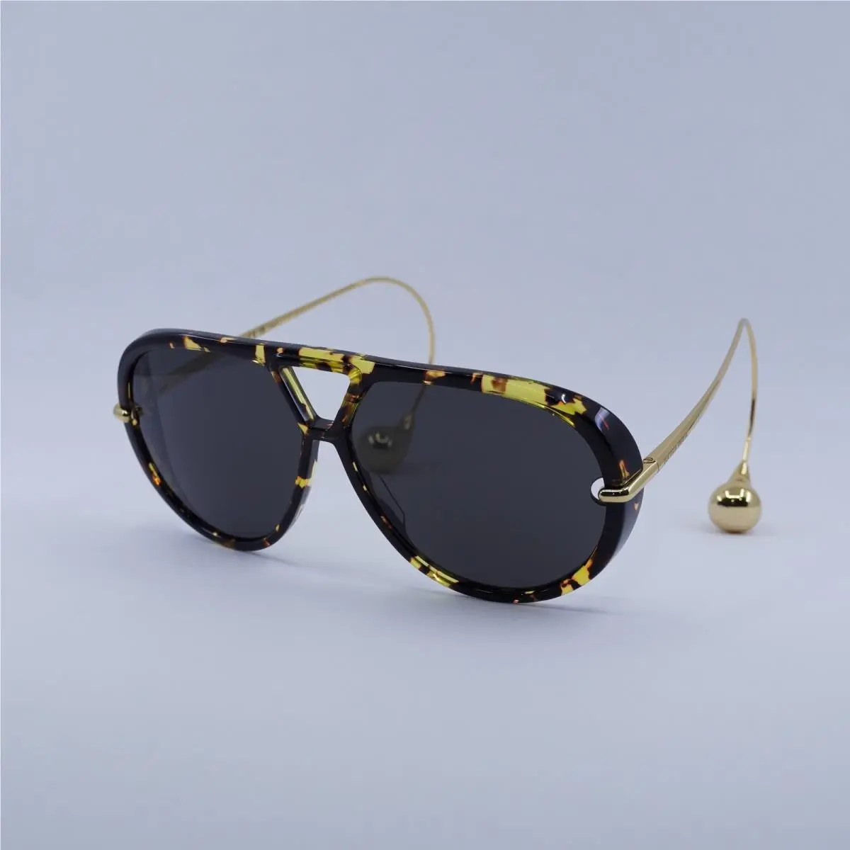 Bottega Veneta BV1273S 005 Havana Gold/grey 63-12-180 Sunglasses