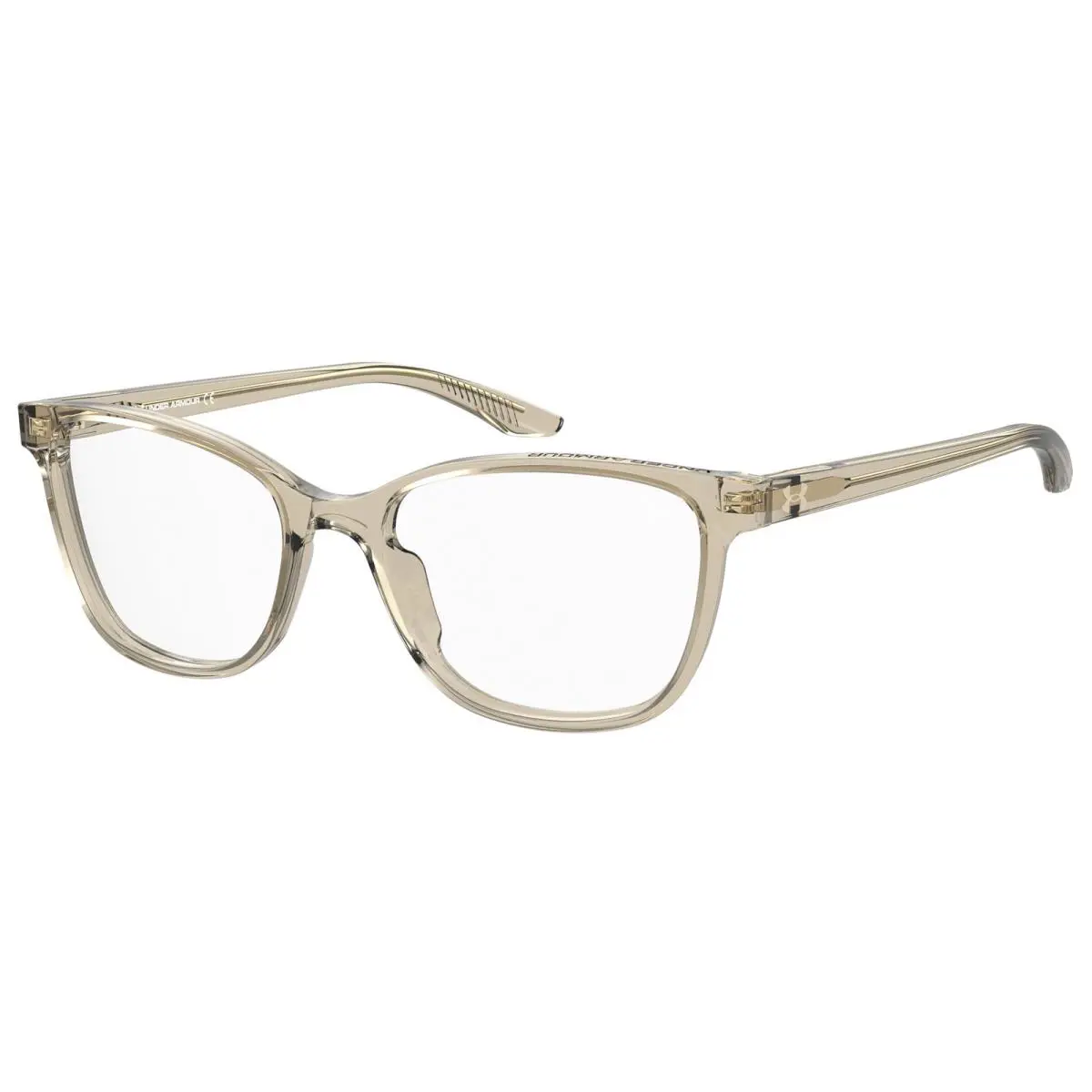 Under Armour Women`s Beige Soft Square Eyeglass Frame - UA5036 010A 00