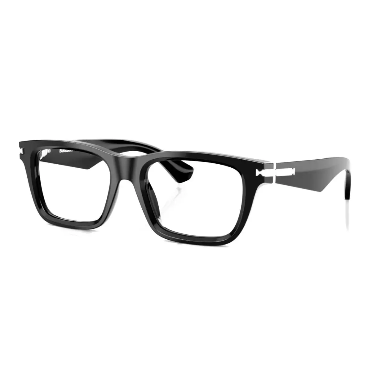 Burberry Eyeglasses B 2419 3001 51-19 145 BE2419 Shiny Black Silver Frames