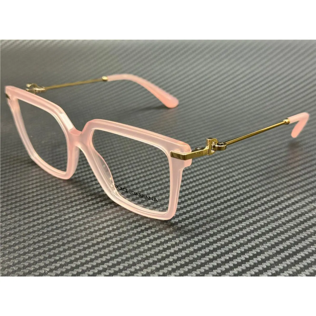 Dolce Gabbana DG3397 3436 Milky Pink Women`s 56 mm Eyeglasses