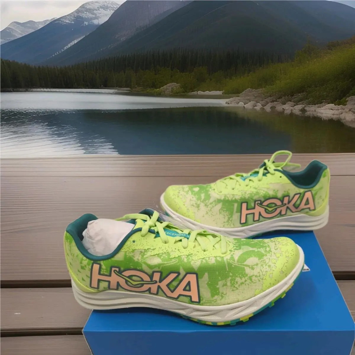 Hoka shoes - HOka one one crescendo - one one crescendo - 1141272 - Green (UPC: 0197634450971) 0