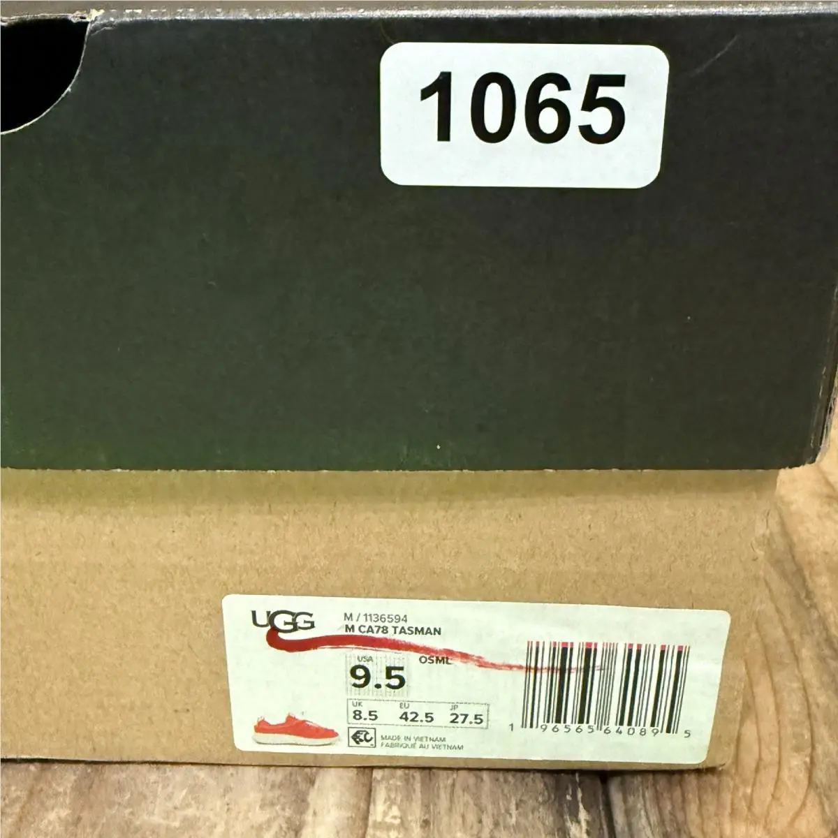 UGG shoes - Men`s CA78 Heritage Trainer Nubuck - Orange (UPC: 196565640895) 10