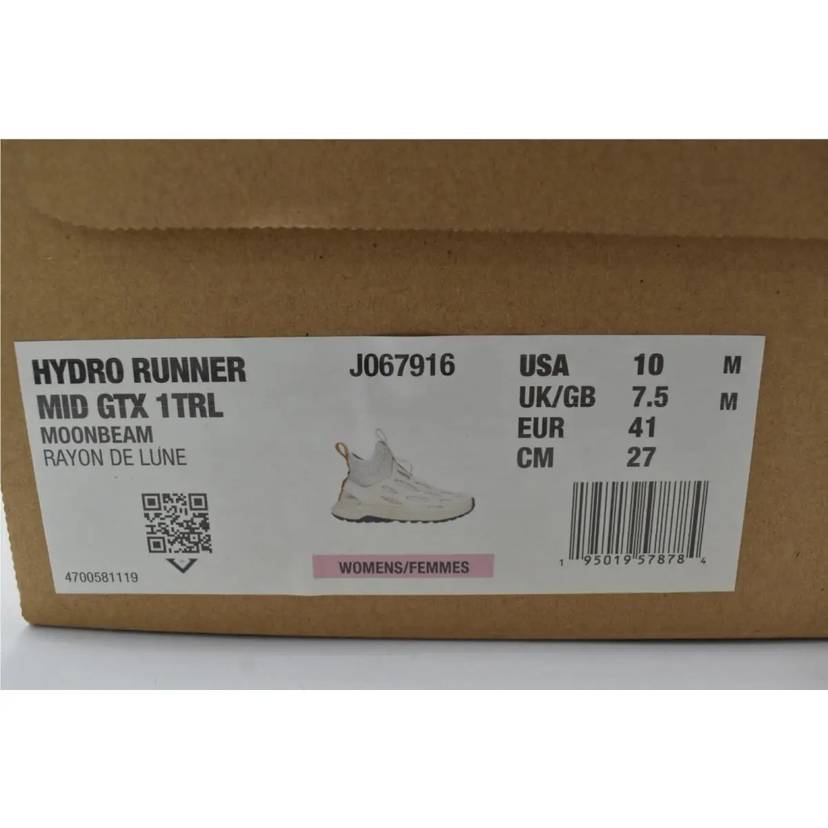 Merrell shoes - J067916 - J067916 - Moonbeam (UPC: 195019578784) 10