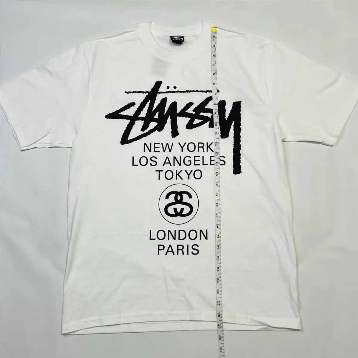 Stussy  clothing - Stussy World Tour Logo Tee - 3903962 - White (UPC: 0195292678799) 0