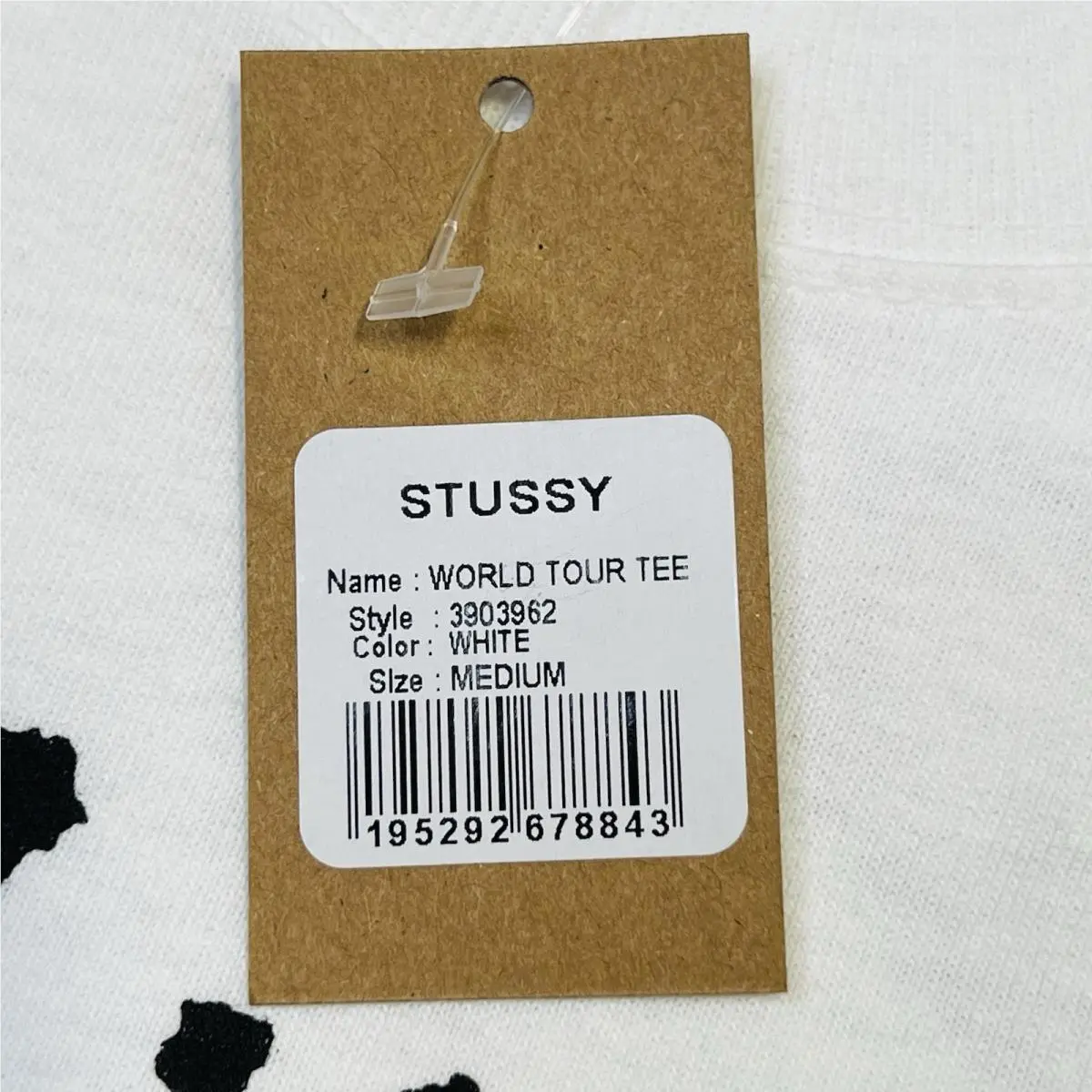Stussy  clothing - Stussy World Tour Logo Tee - 3903962 - White (UPC: 0195292678799) 6