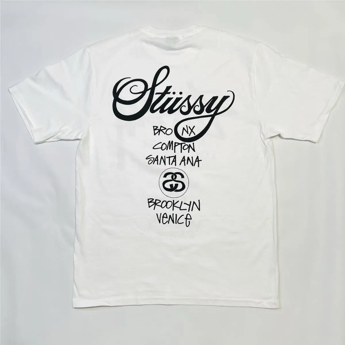 Stussy  clothing - Stussy World Tour Logo Tee - 3903962 - White (UPC: 0195292678799) 7