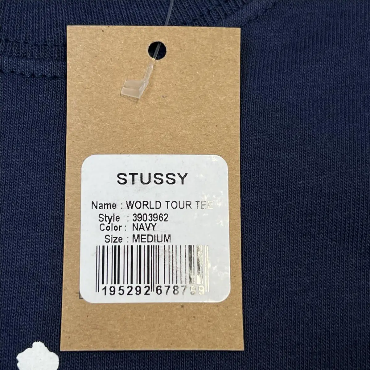 Stussy  clothing - Stussy World Tour Logo Tee - 3903962 - Blue (UPC: 0195292678799) 5